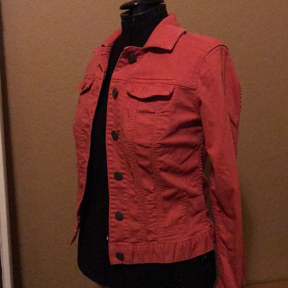 Coral Eddie Bauer Denim Jacket XS